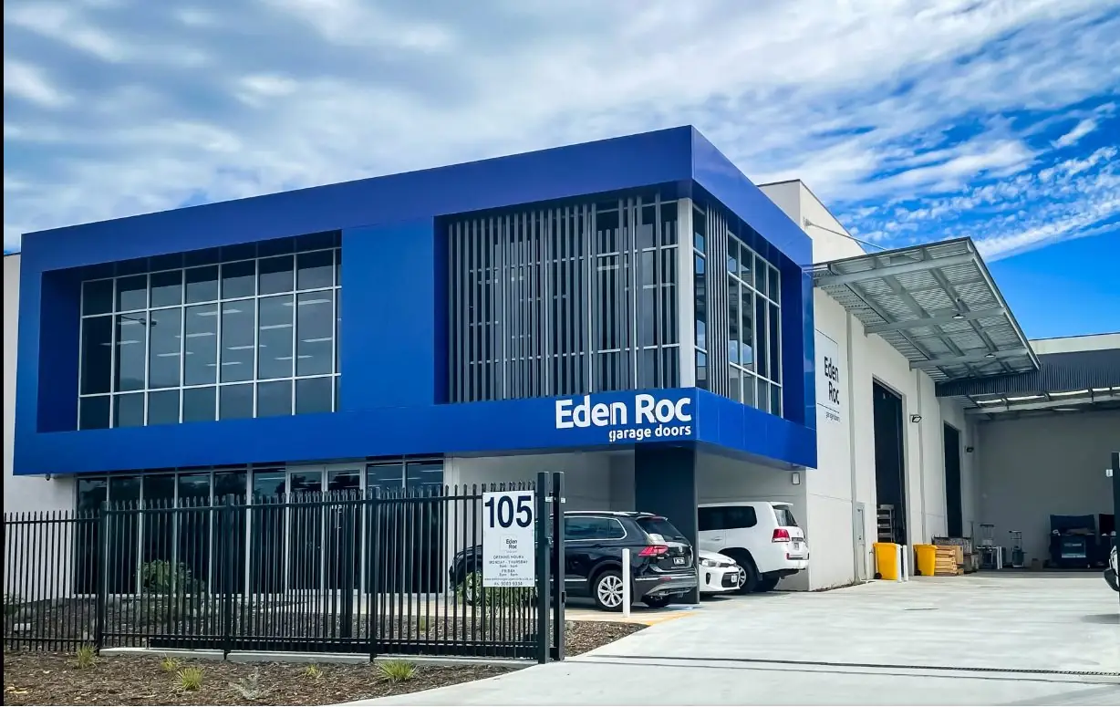 Eden Roc Garage Doors premises at Wangara, BDM trade pickup depot
